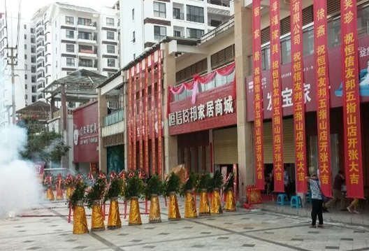 聚商機創(chuàng)銷售高峰，賀大發(fā)寶海南五指山店盛大開業(yè)